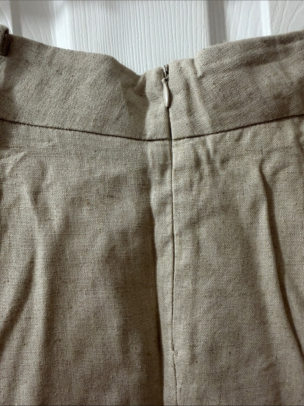 Zara Cream Linen-Blend Maxi Skirt - Picture 7 of 10
